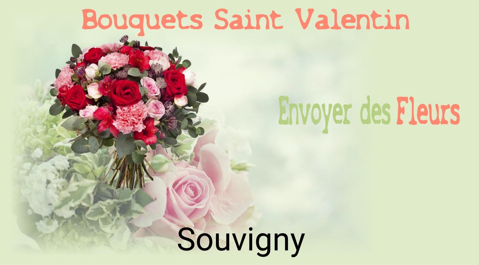 Roses de Saint-Valentin livrées à Souvigny
